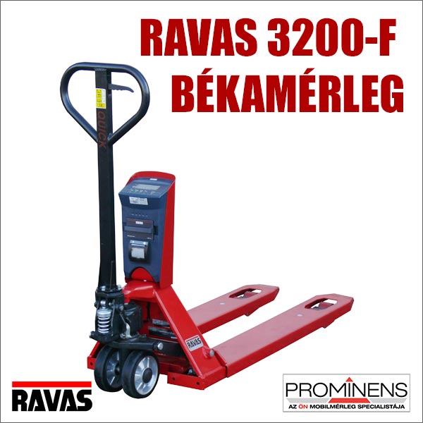 Ravas 3200-F mérleges béka