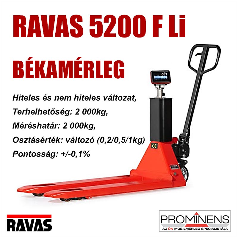 Ravas 5200-F Li békamérleg
